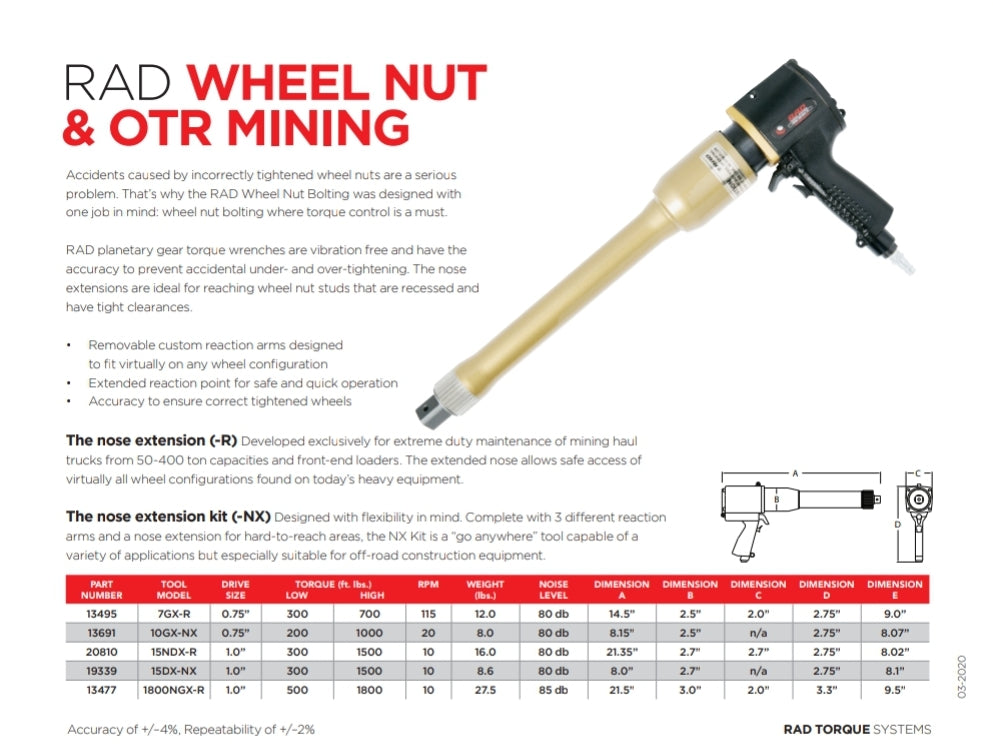 RAD Wheel Nut Bolting & OTR Mining