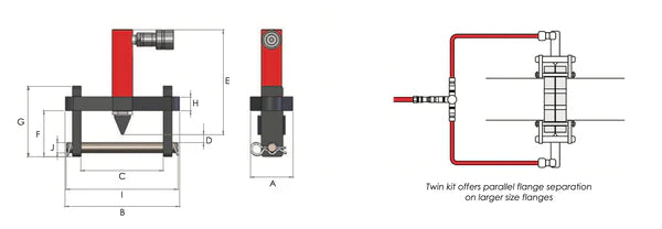HFS & HFS-TK Hydraulic Flange Spreader Kits