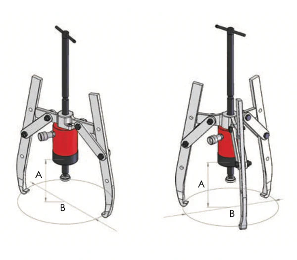 PKS Hydraulic 2 & 3 Way Puller Kits